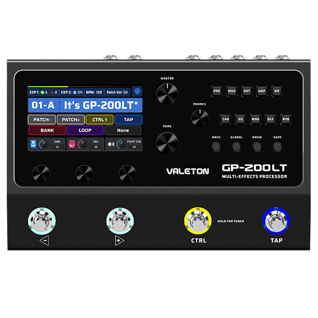 New Valeton GP-200LT Multi Effects Processor Guitar Pedal