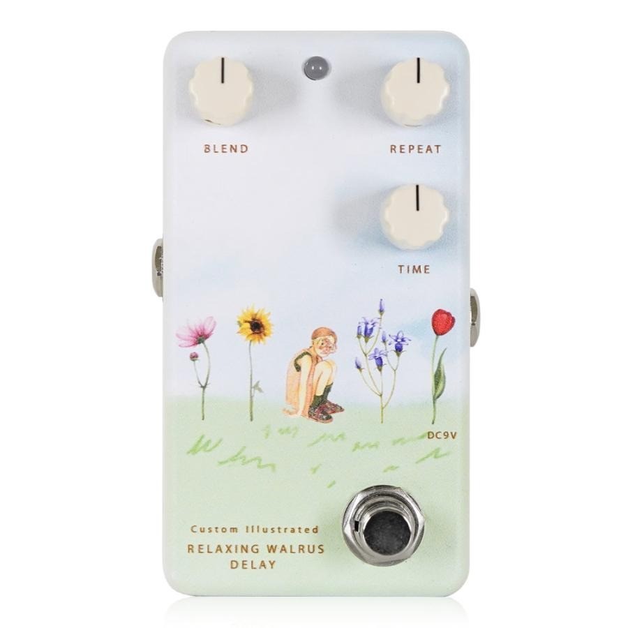 Animals Pedal Custom Illustrated RWD yung kai 03 wildflower Delay Pedal NEW