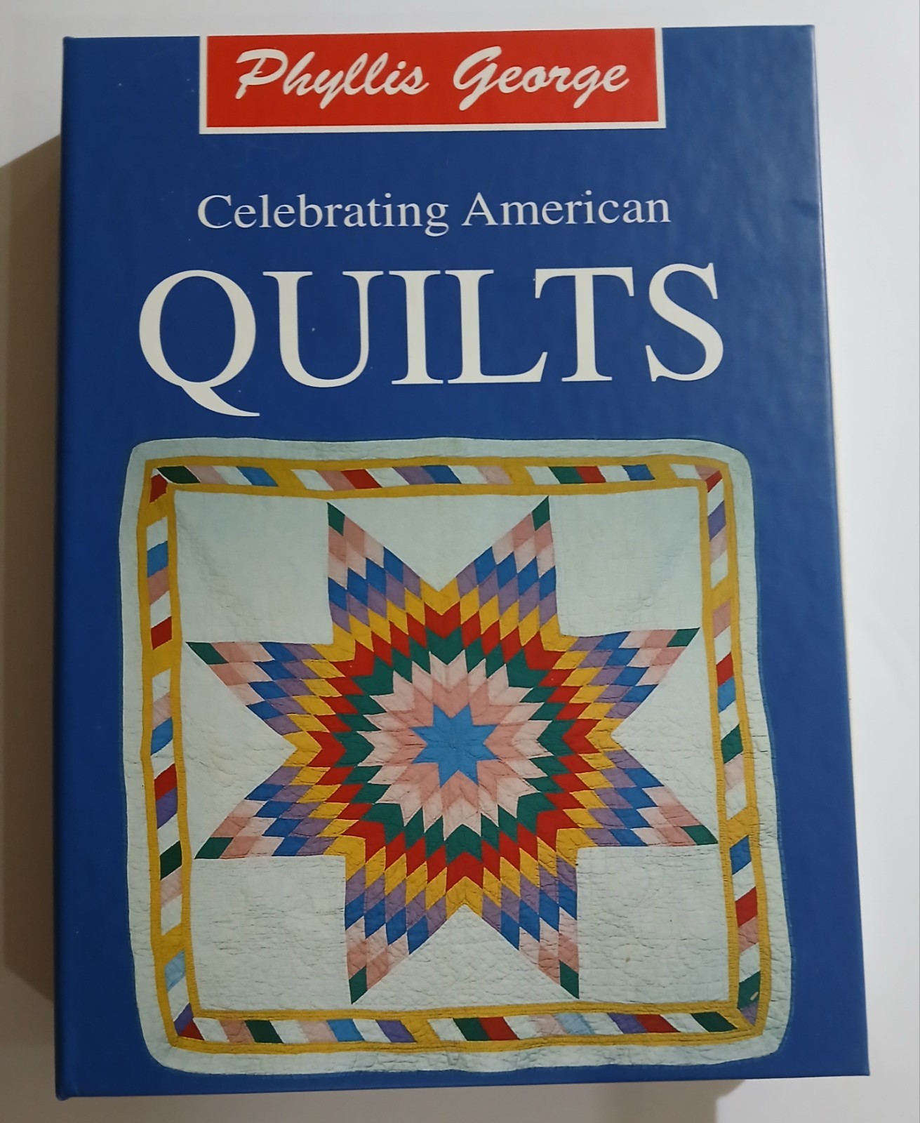 Phyllis George 12 BLANK NOTE CARDS Of Favorite Quilts W/ Envelopes Damaged Box