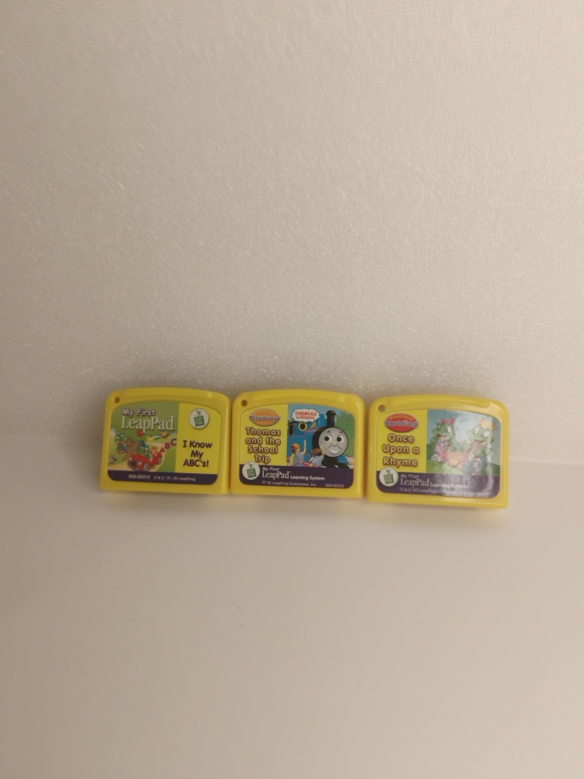 Three Leap Pad Cartridges No Books