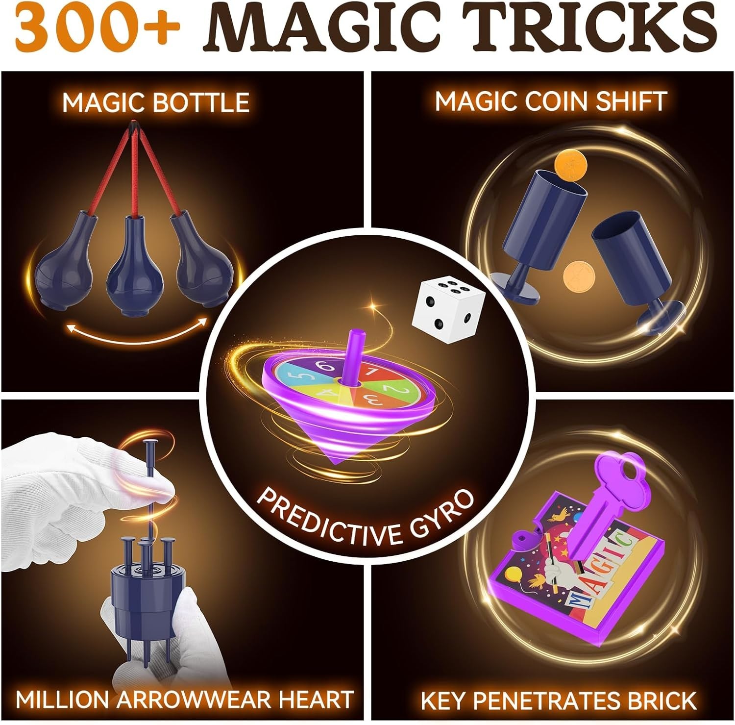 300+ Magic Tricks Kit for Kids with Video Instructions