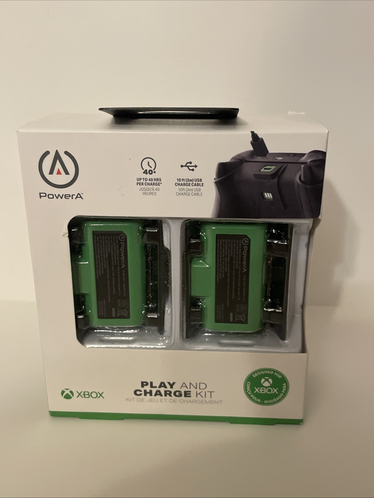 PowerA Play and Charge Kit for Microsoft Xbox Series X/S Xbox One 2-Pack