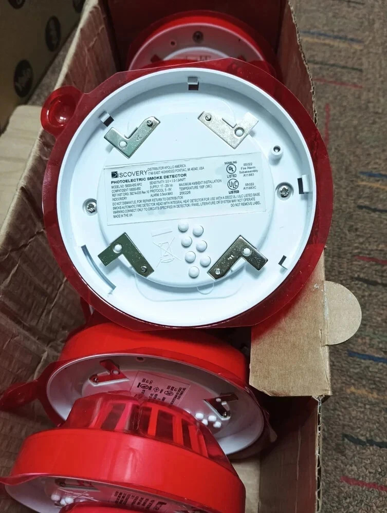 58000-650APO Apollo Discovery UL Photoelectric Smoke Detector with base