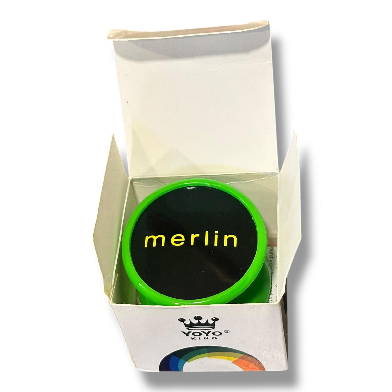 Green Merlin Yo-Yo Responsive Trick Toy Extra Strings Beginner Pro Gift