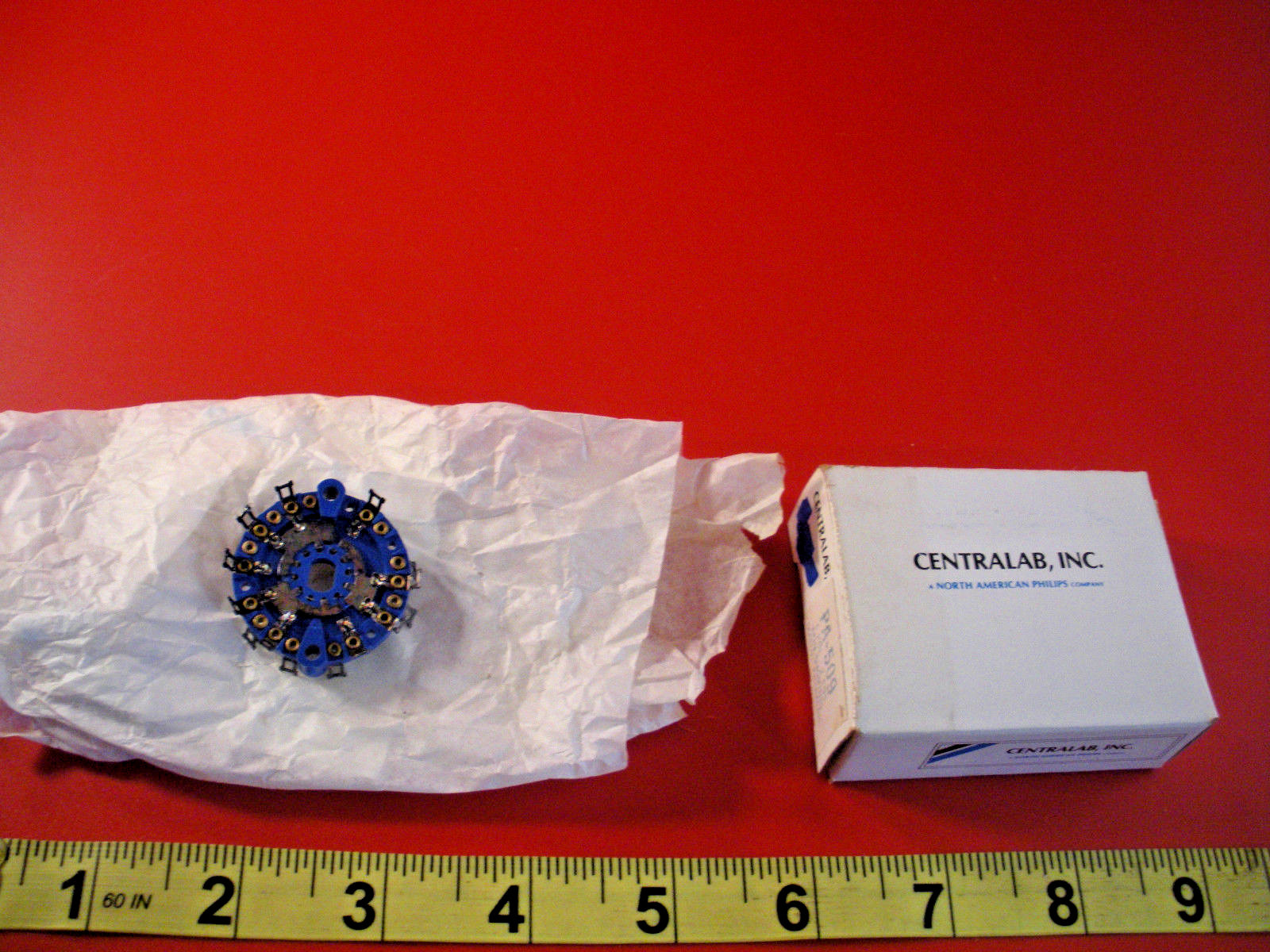 Centralab PA-509 Rotary Switch 6 Pole 2 Position Non-Shorting Diallyl Phthalate