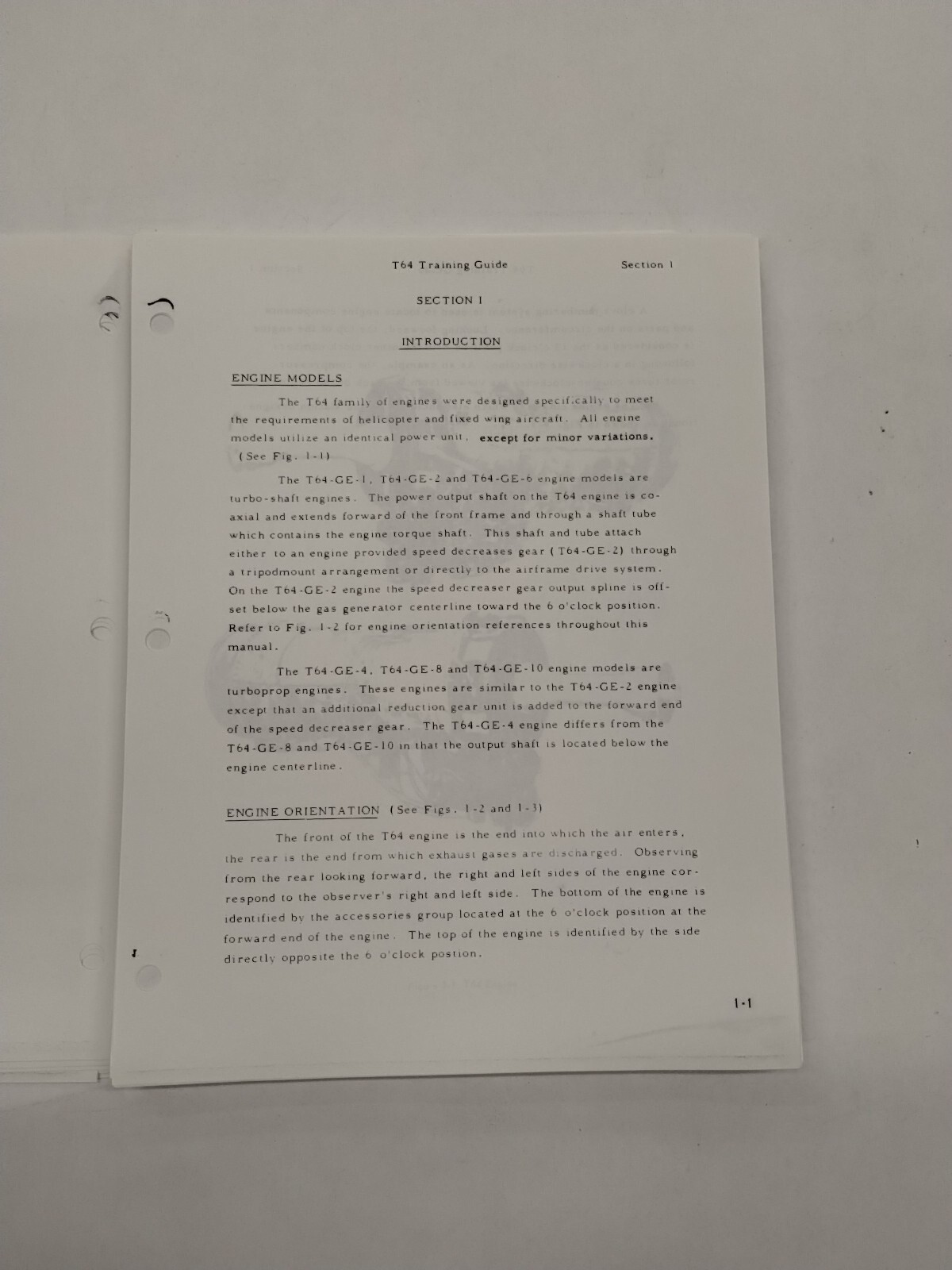 General Electric Model T64 Training Guide-Copy