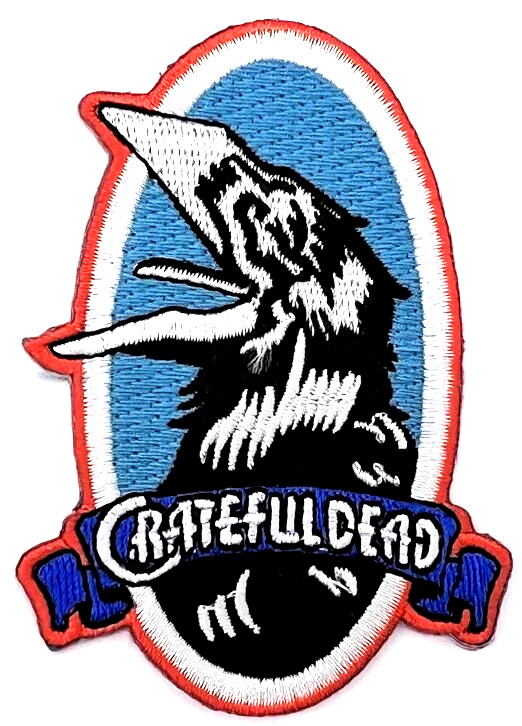 Grateful Dead Embroidered Rock Iron on Patch Applique