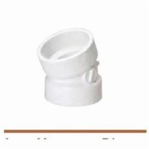 CHARLOTTE P324 2" PVC 324 Elbow 22.5 Degrees Hub x Hub