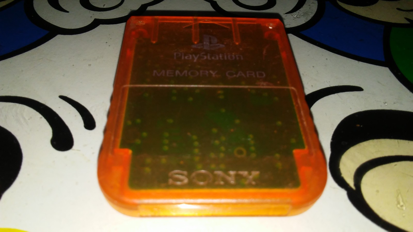 SONY PlayStation 2 OEM 8MB Orange Memory Card Official PlayStation Product