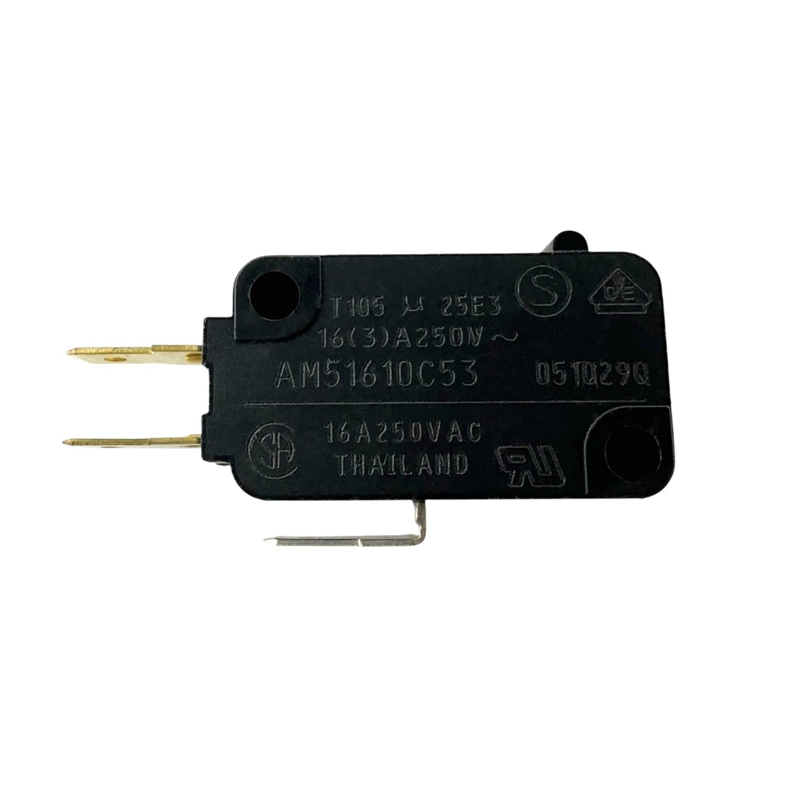 Matsushita AM51610C53 Micro Limit Switch 3 Pins 16A 250VAC