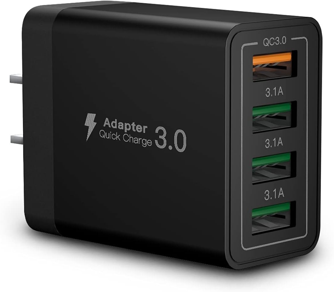 Ulti Charge Multivoltz Fast Charger Quick Charging 3.0 4-Port 40W USB Ultra Fast