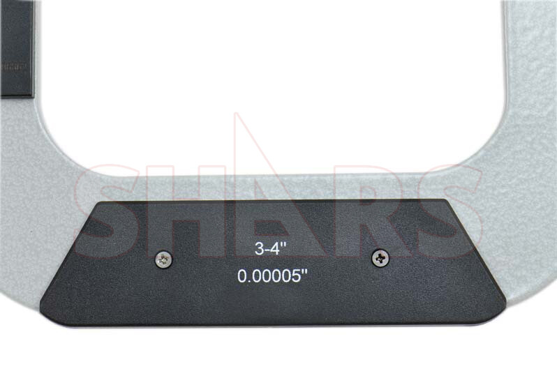 Shars 3-4" Electronic Digital Blade Micrometer Carbide-Tipped New #]