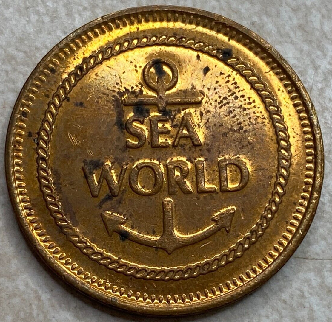 Sea World Orlando FL Arcade Trade Game Token T6233