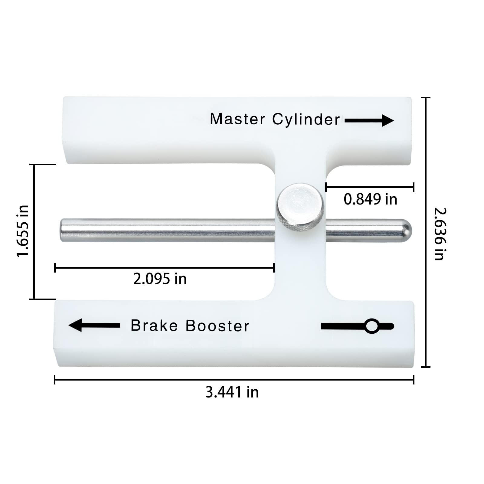 Brake Adjustment Tool, Briidea Booster Tool With white