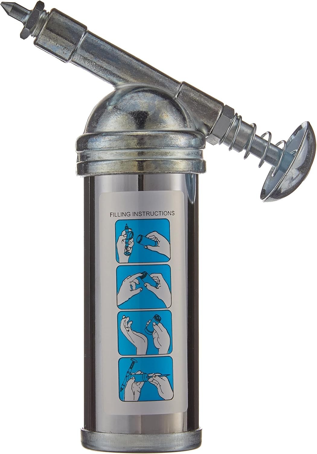 Mini Grease Gun with Needle Nozzle 3oz Lightweight One Hand Operation