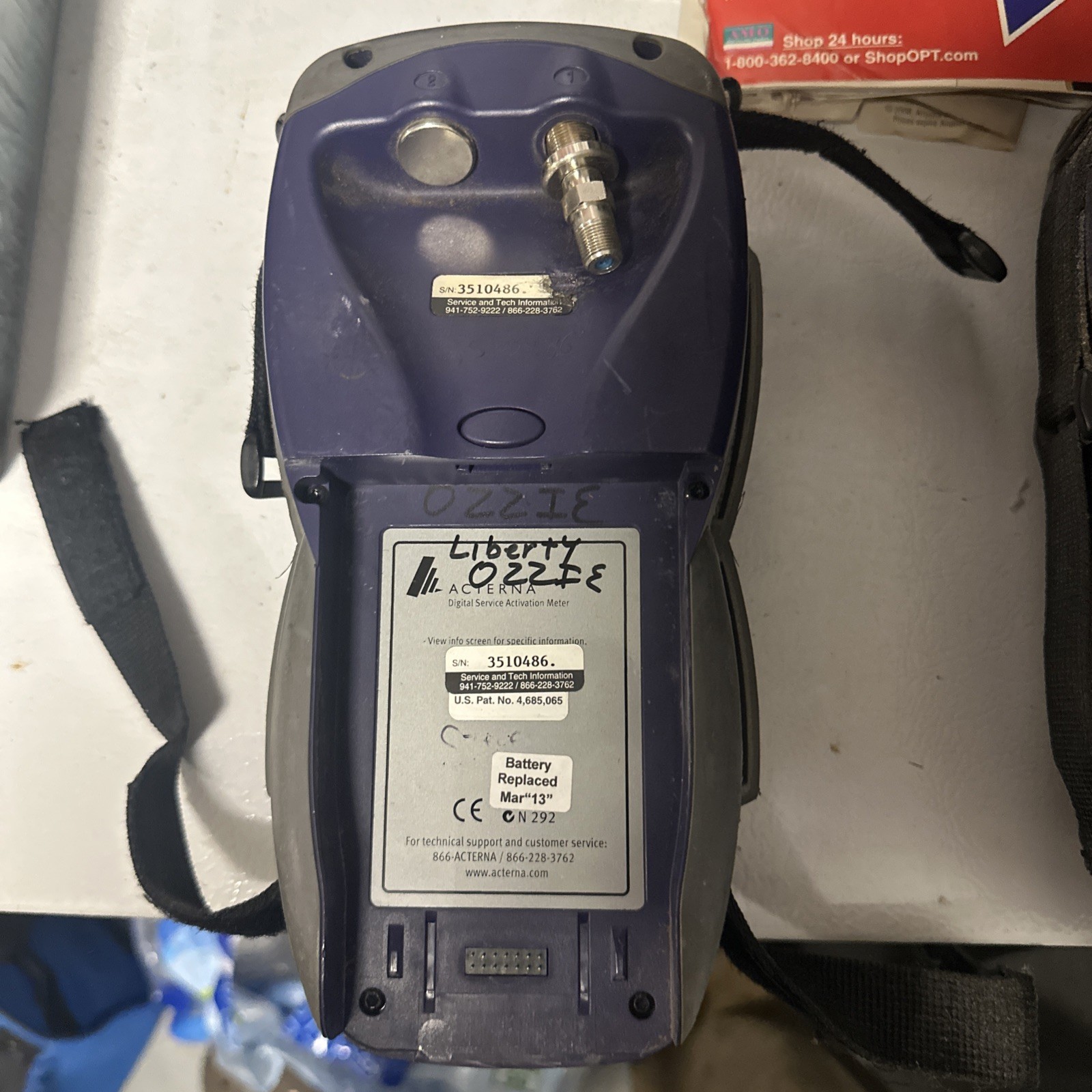 JDSU DSAM-3500 Network Tester. Wavetek Field Meter. Powers On. As Is.