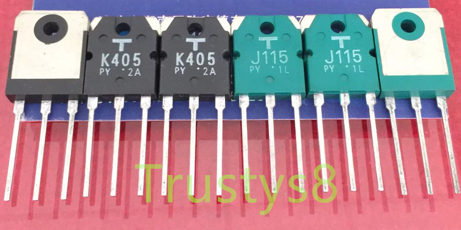 1Pairs 2 PCS 2SK405 2SJ115 K405 J115 NOS Genuine TOSHIBA MOSFET Original new
