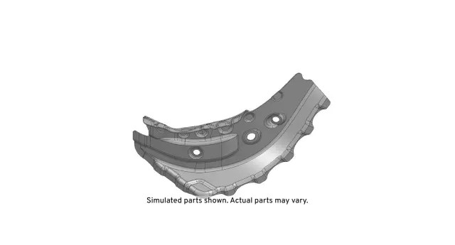 Genuine GM Driver Side Front Engine Compartment Inner Rail Gusset 25983409