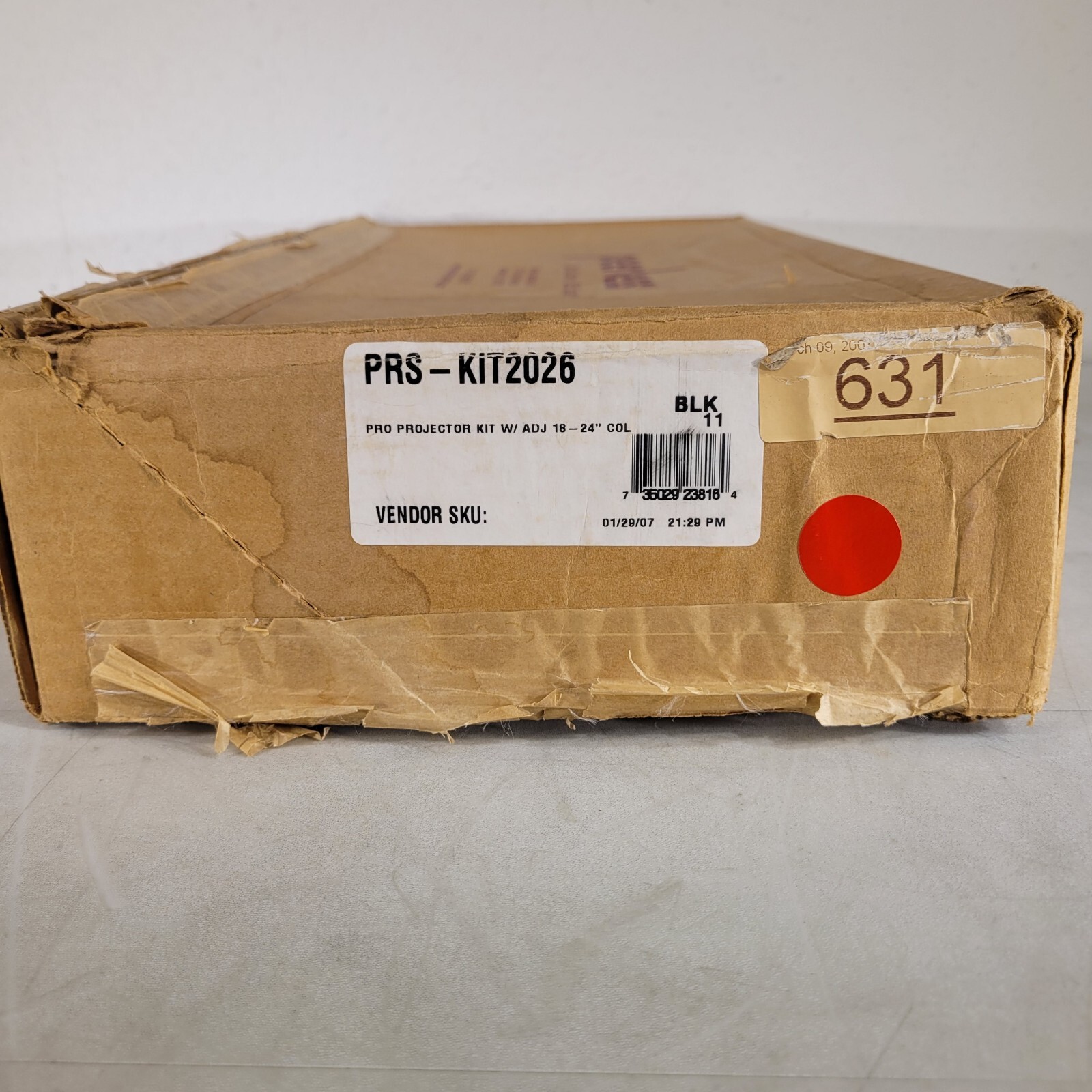 Peerless Industries PRS-KIT2026 Adjustable Projector Ceiling Mount 18-24" Column