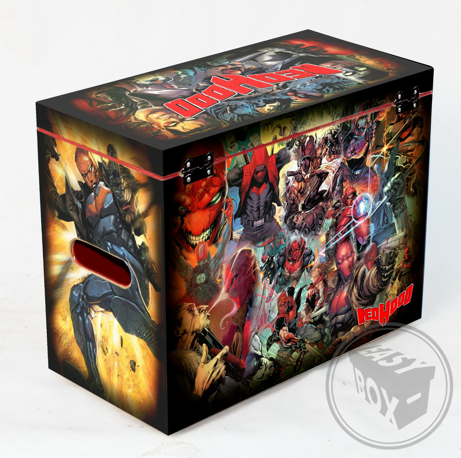 Red Hood - Large Comic Book Hard Box Chest MDF