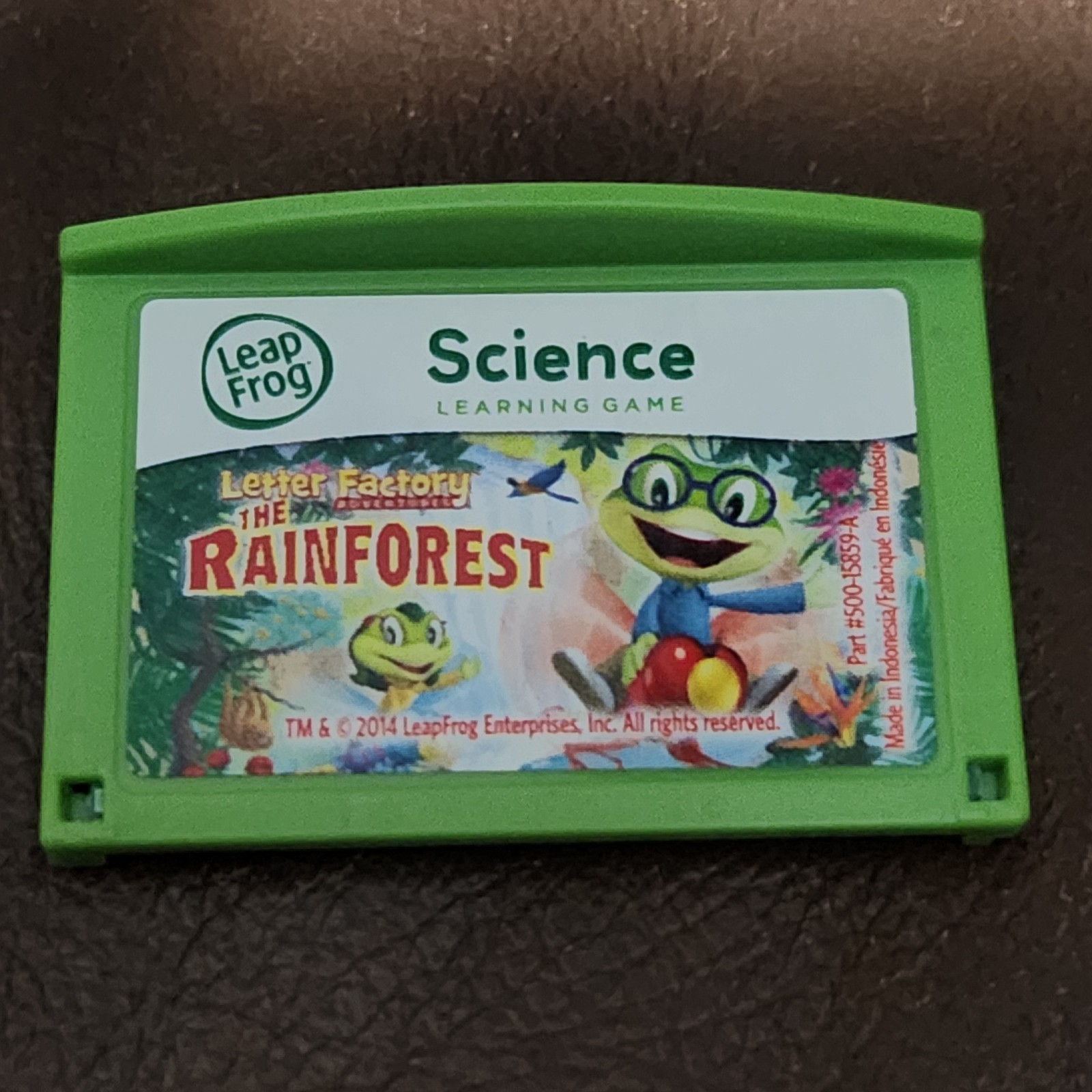 LeapFrog LeapPad Science: Letter Factory  The Rainforest Game Cartridge