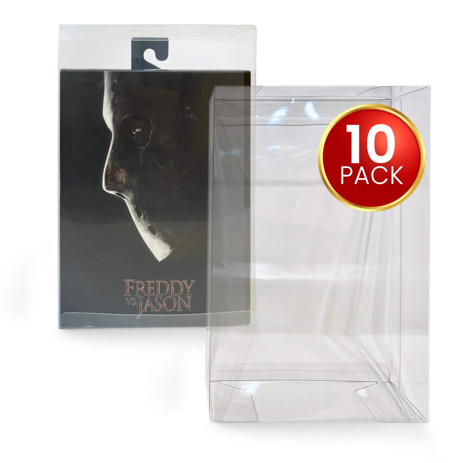 NECA Ultimate Action Figure Display Case Protector Pack of 10 EVORETRO