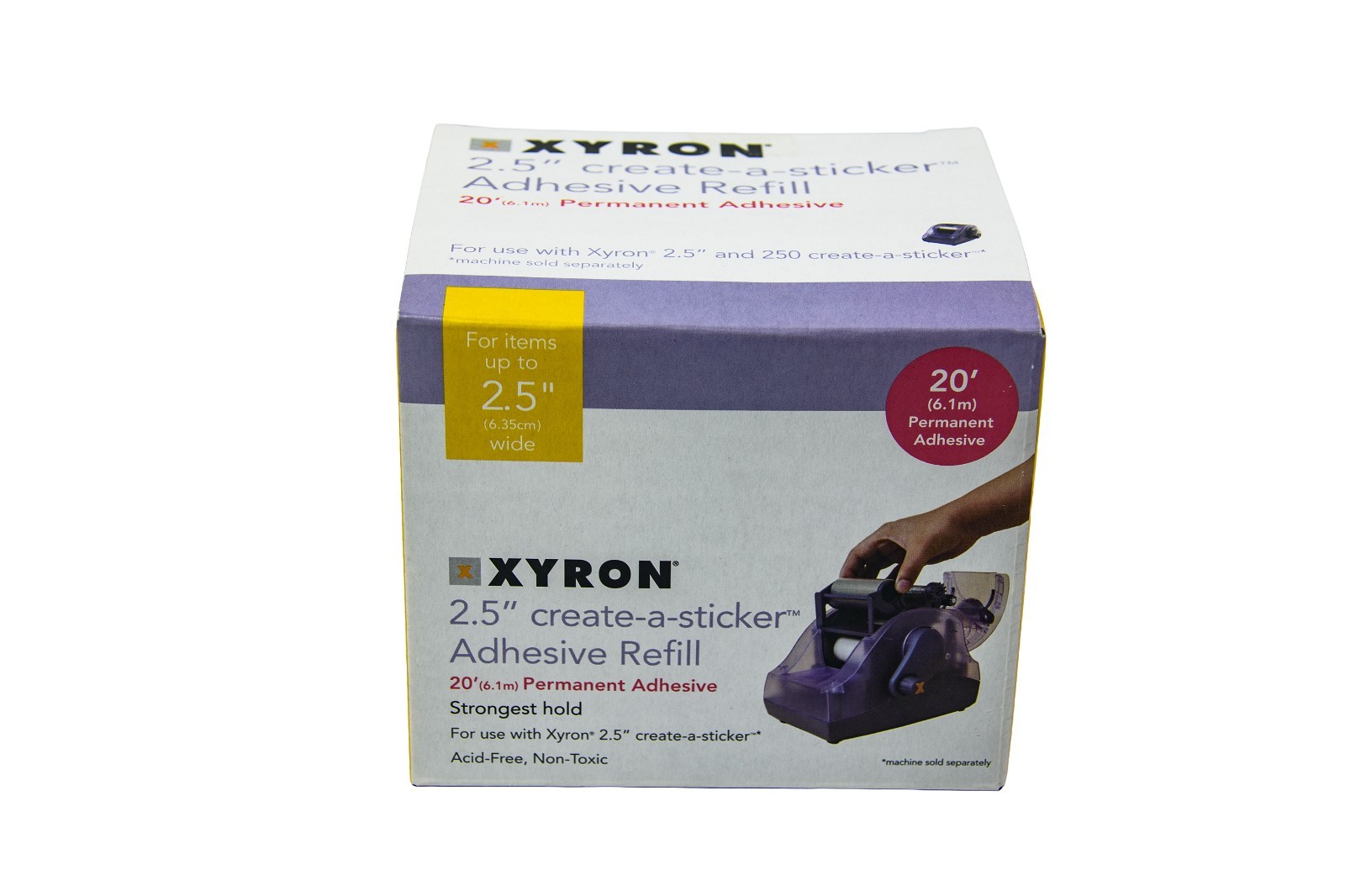 Xyron Create a Sticker 250 2.5 Plus 1 Permanent Refill