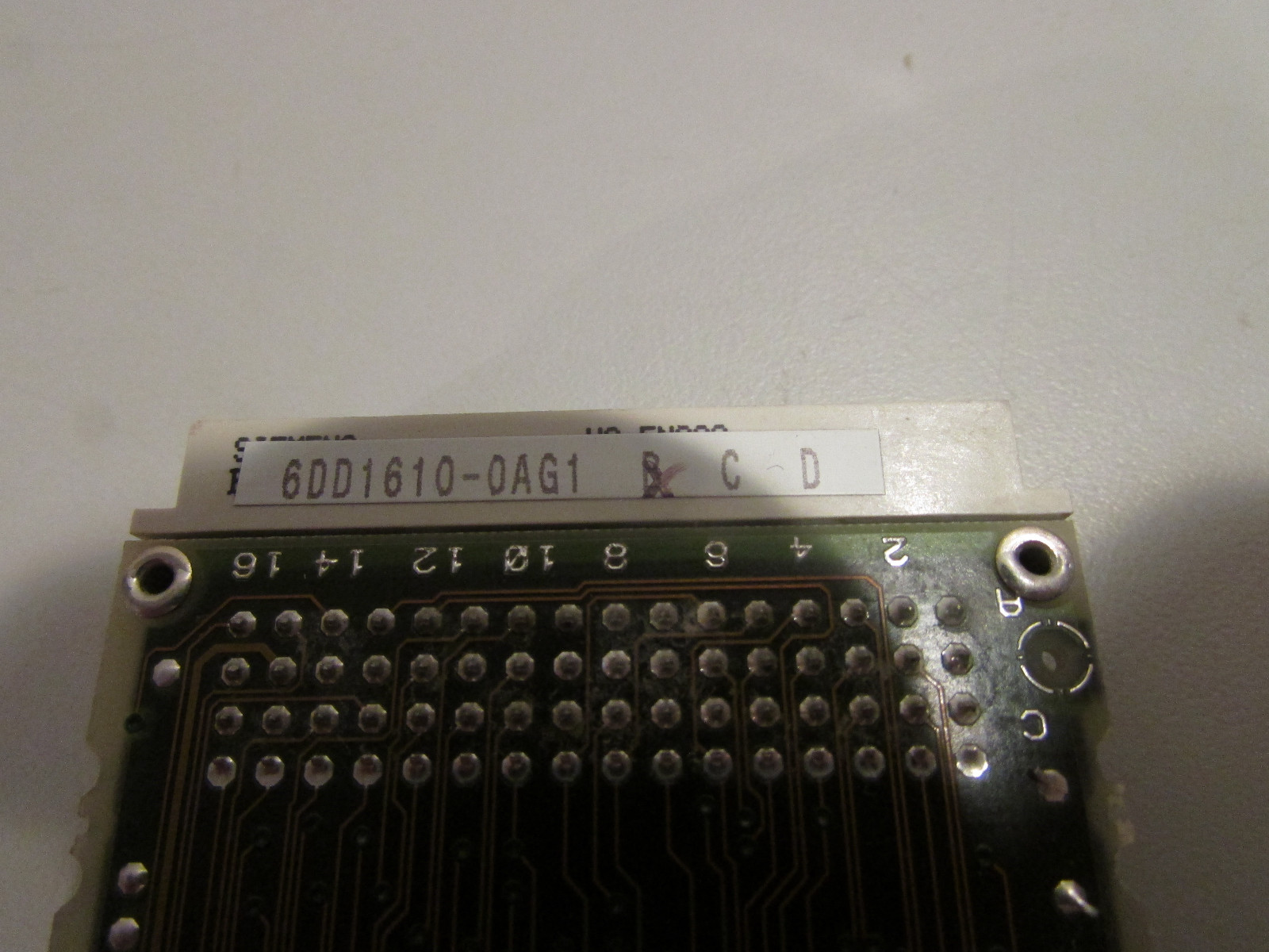 Siemens 6DD1610-0AG1 Memory Module Sinec Symadyn D. Simatic