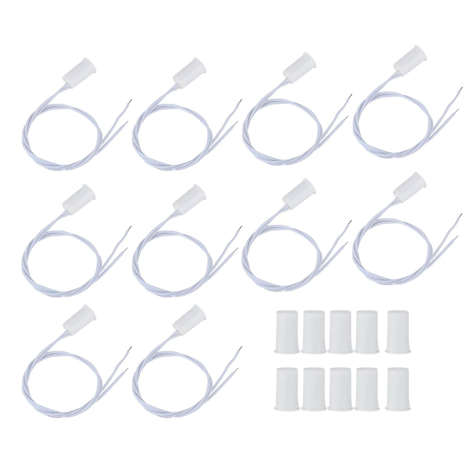 New DC 10 x RC-33 NC Wired Door Contact Sensor Alarm Magnet Reed Switch