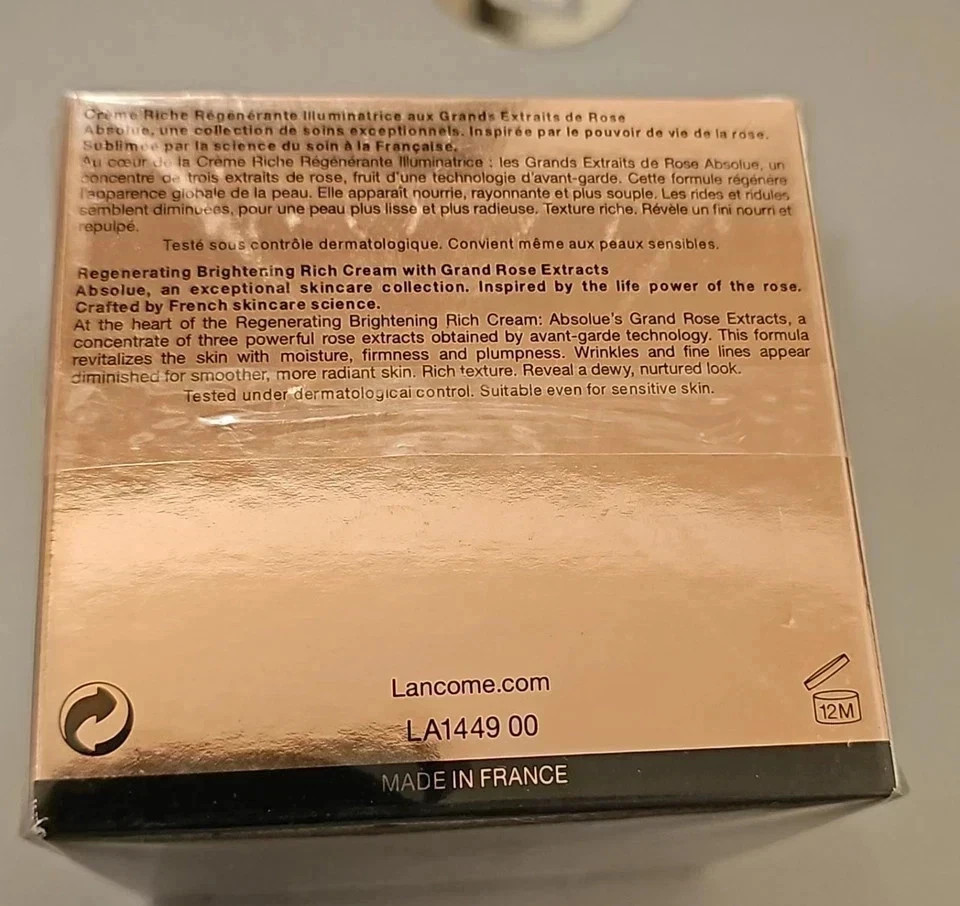 Lancome Absolue Revitalizing Brightening Rich Cream - 2oz 100% Authentic