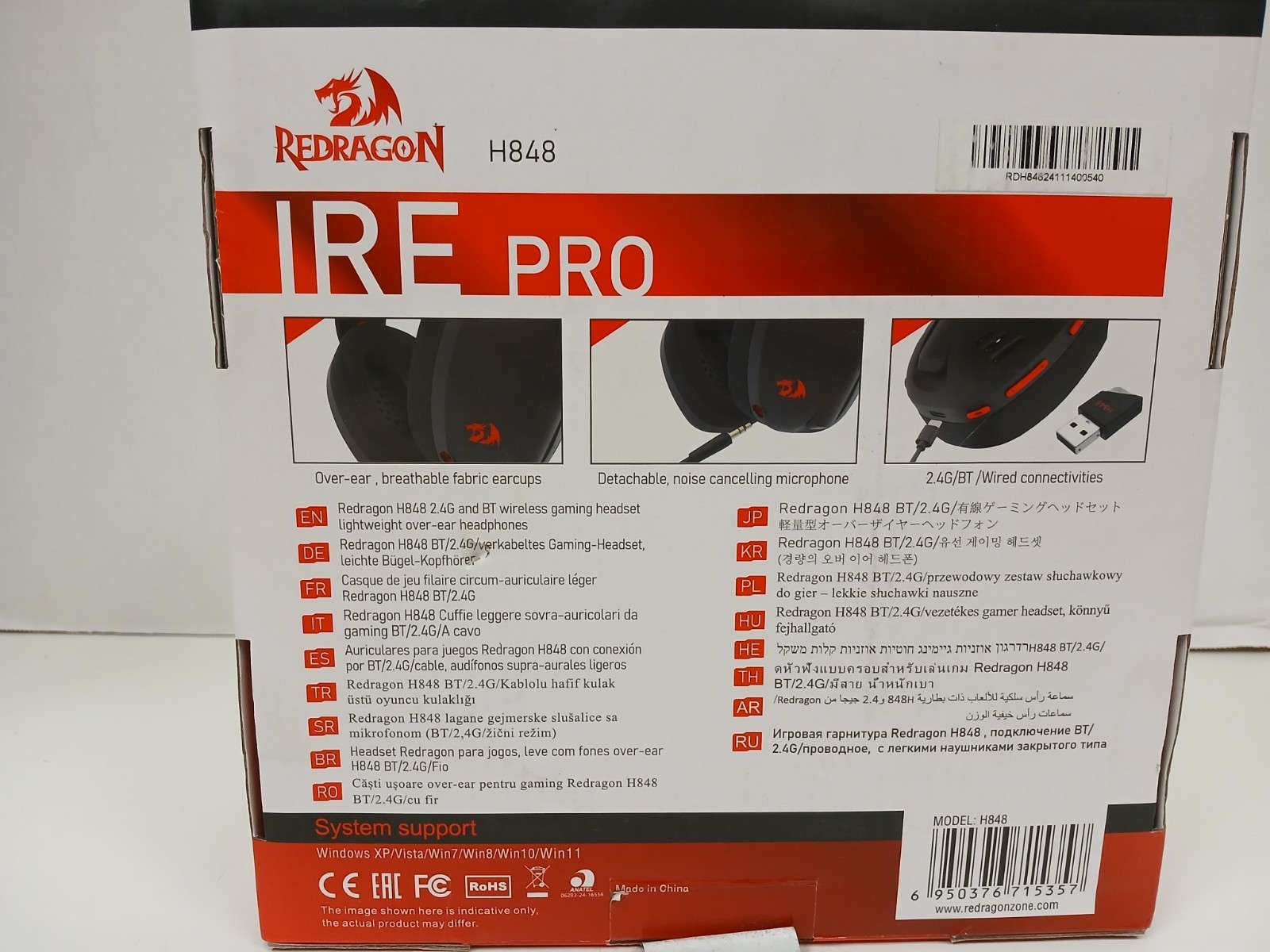 Redragon IRE Pro H848 Wireless Gaming Headset