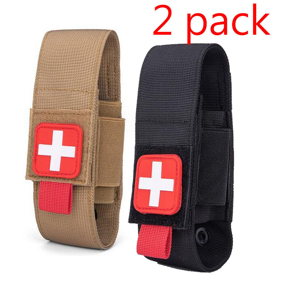2pack Tactical Molle Pouch Tourniquet Organizer Medical EMT Military Waist Bag
