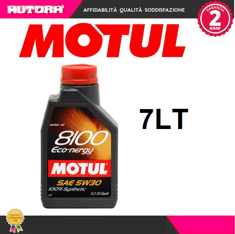 102782 7lt Oil 8100 Eco-Energy 5W30 100% Synthetic (BRAND-MOTUL)
