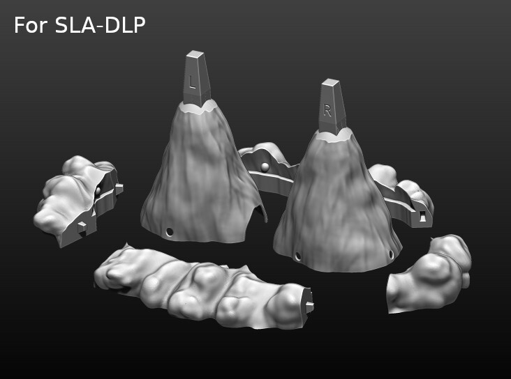 Space Shuttle FILE STL for all 3D printer 2 version platform take_off phase lamp