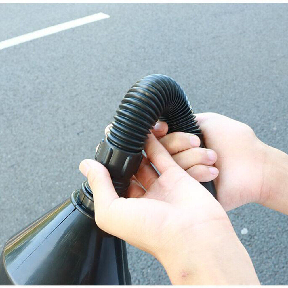 Water Oil Funnel for Automotive with Hose Wide Mouth Flexible Long Flexible