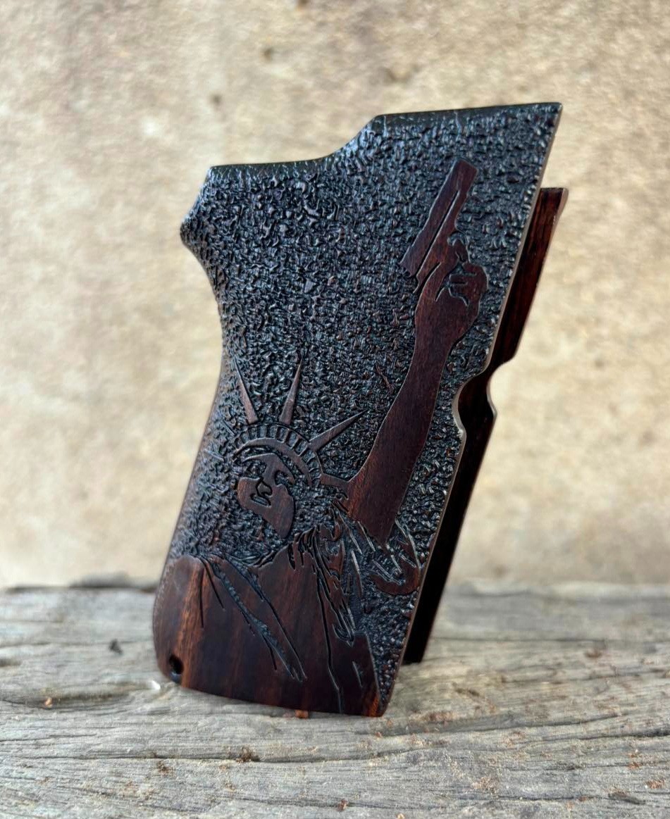 Rare solid Wood grips for S&W 3913