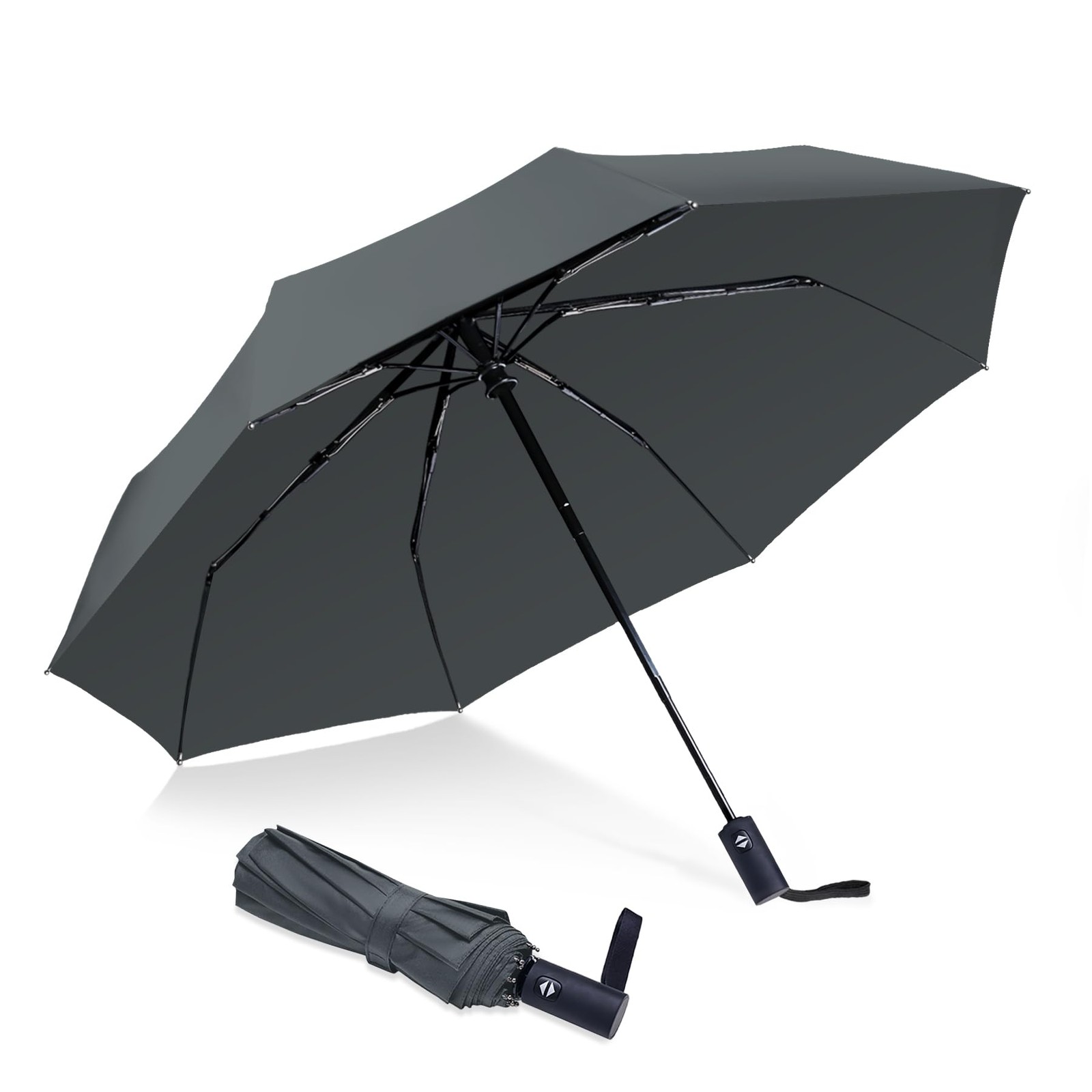 Travel Umbrella Windproof Compact Automatic Wind Resistant Folding Lightweight