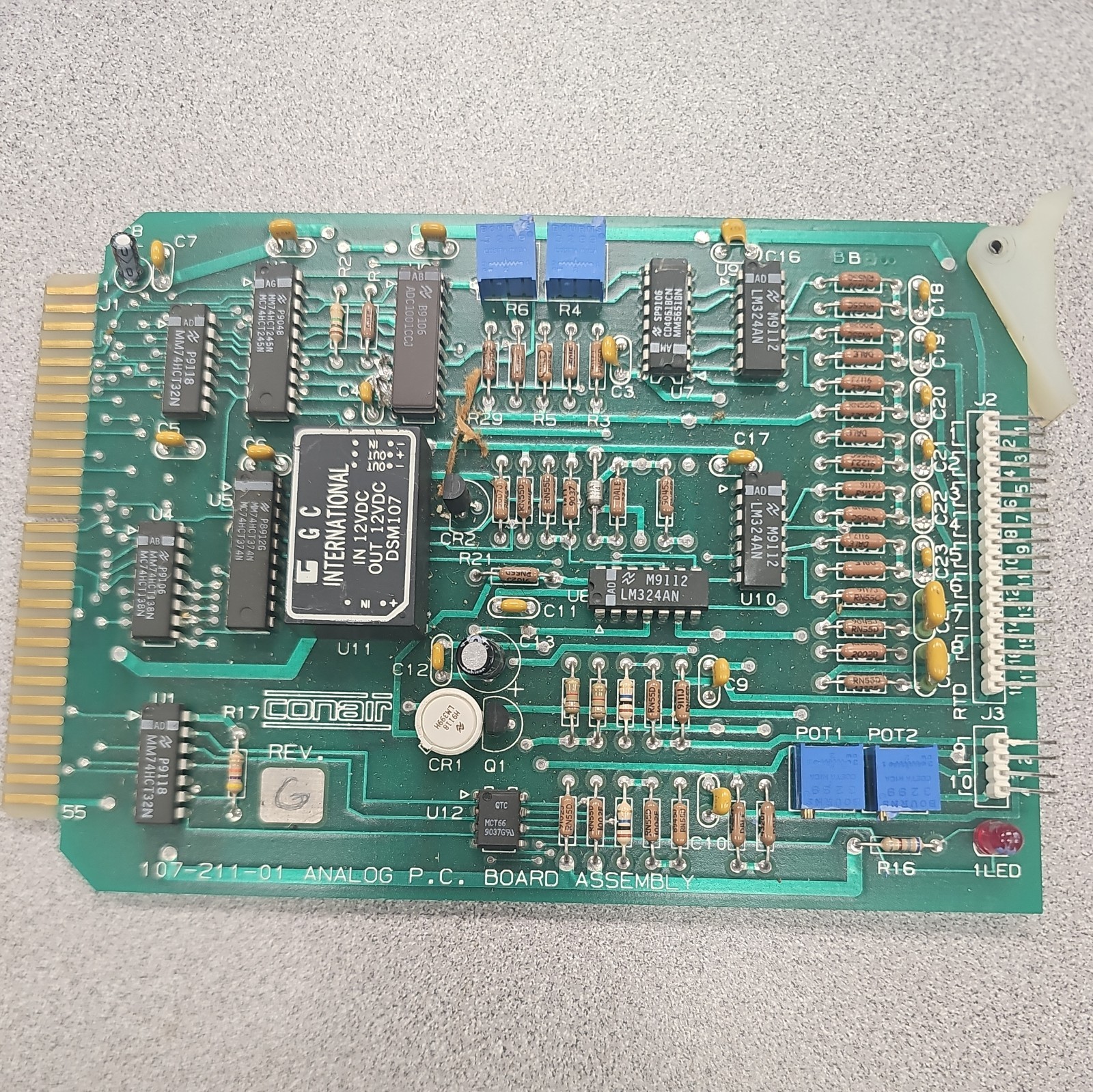 CONAIR 107-211-01 Analog Board