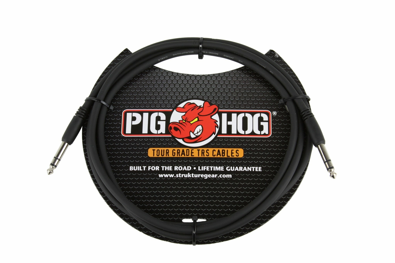 Pig Hog 6ft 1/4 Inch TRS to 1/4 Inch TRS Instrument Cable