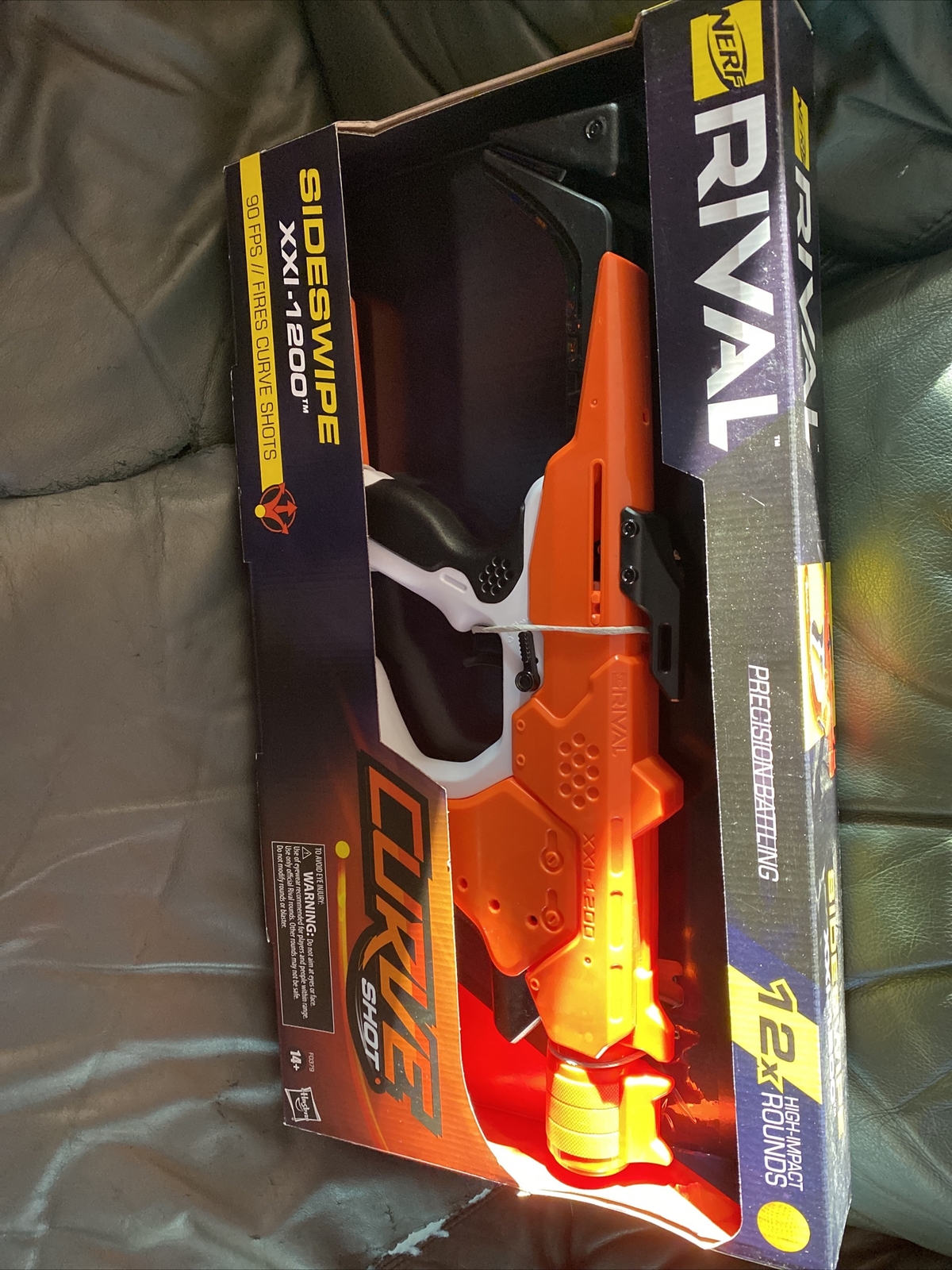 NERF Rival Curve Shot Sideswipe XXI-1200 Blaster 12 Rounds Brand New