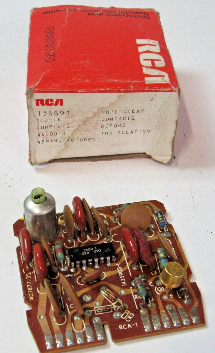 Vintage RCA 136691 Module Circuit Board  Television Replacement Part TV4