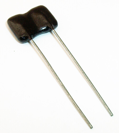 500pF, 500 Volt, Dipped Silver Mica Capacitor +/-5%, 150 DegC,