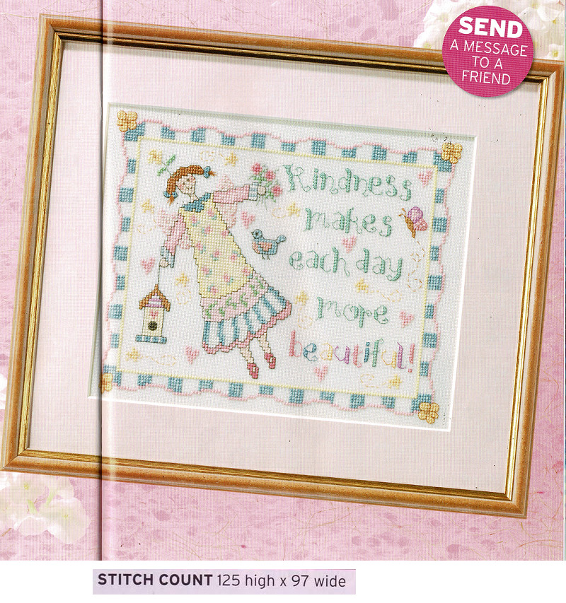 ANGEL OF KINDNESS  CROSS STITCH PATTERNS ONLY   EQ - ERQ