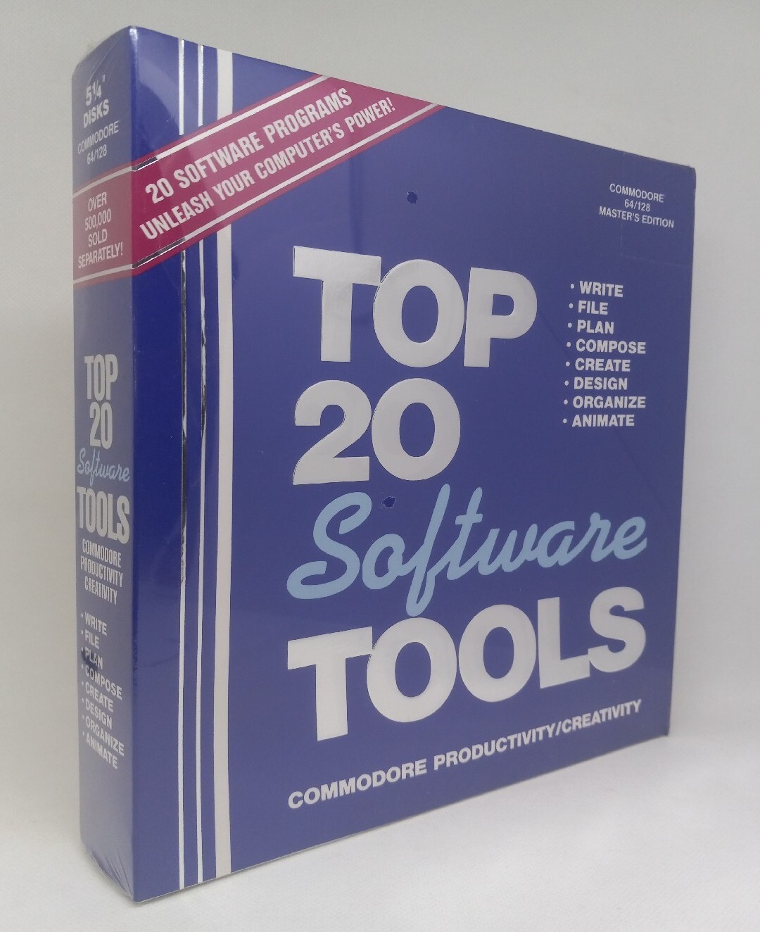 Commodore 64/128  Master's Edition Top 20 Software Tools * VTG 1990 New & Sealed