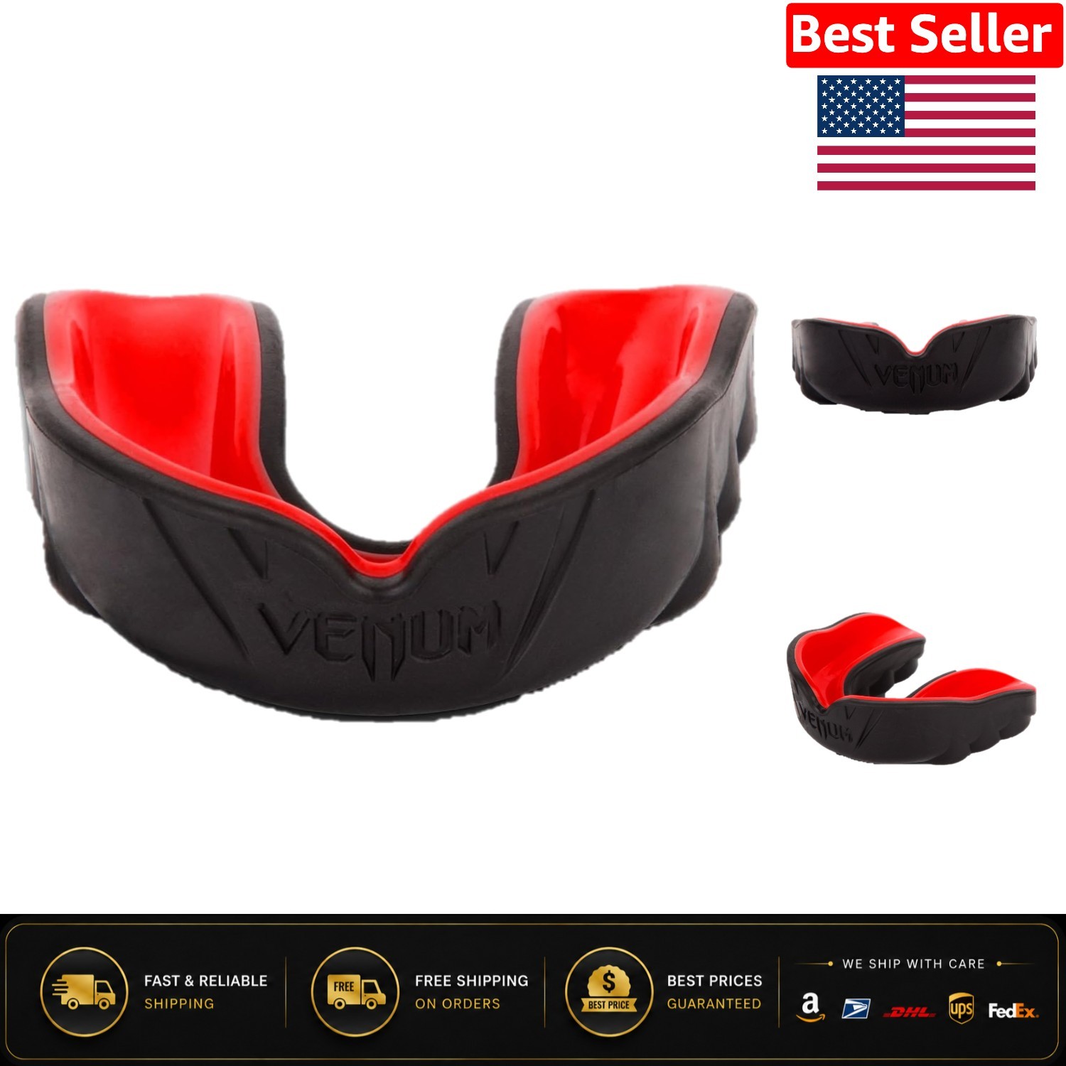 Red Devil Challenger Mouthguard - Lightweight, Durable Protection for Fighters