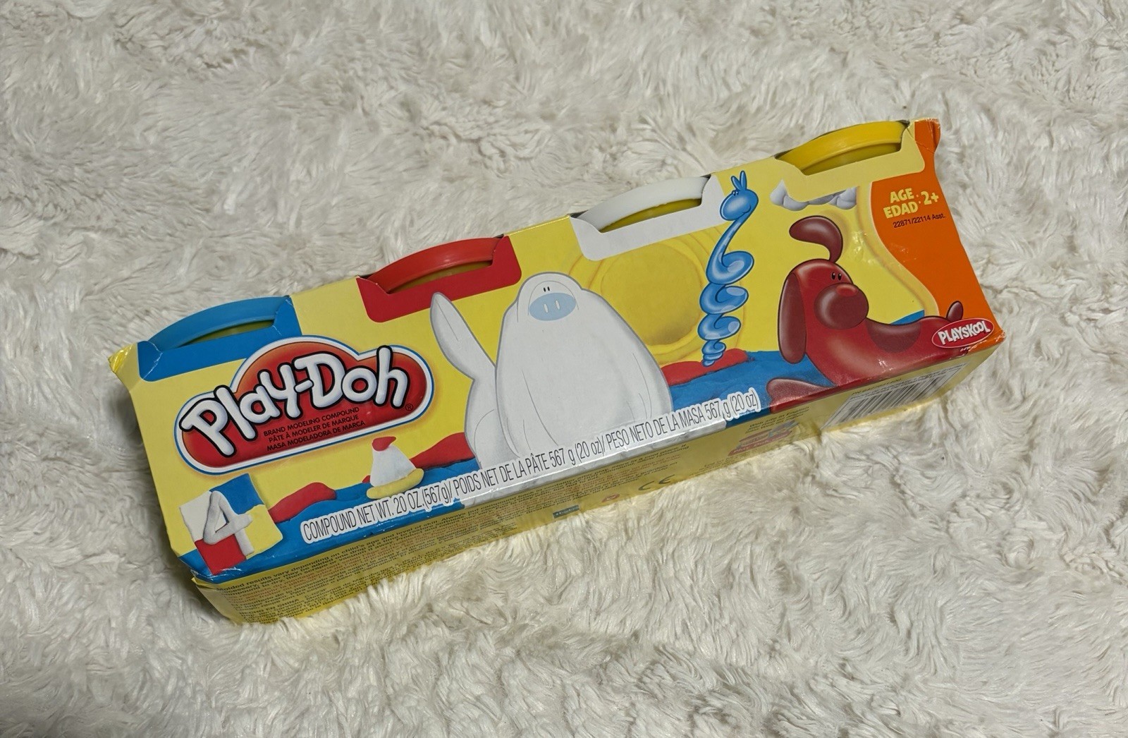 Vintage 2007 Play-Doh 4-Pack Sealed Hasbro New Old Stock