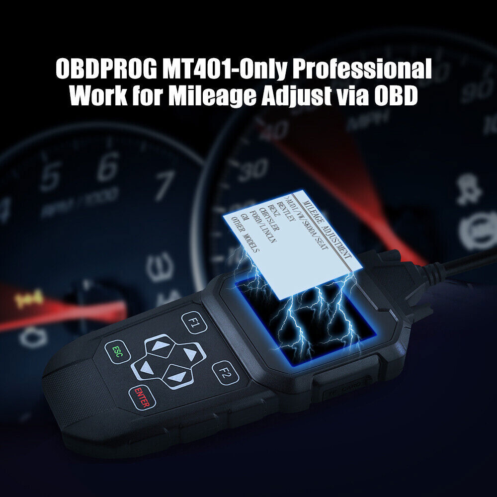 OBDPROG MT401 Car Odometer Mileage Correction Adjustment OBD2 Scanner Reset Tool