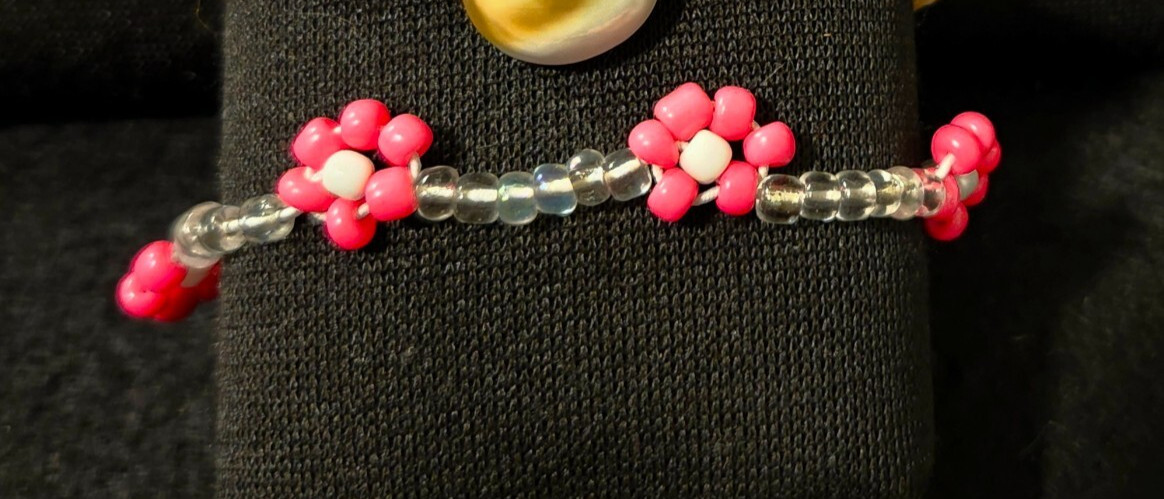 Handmade Elastic Bead Bracelet