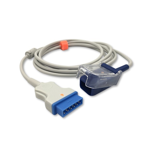 Compatible SpO2 Adapter Cable, for GE 2021406-001,Use with Nellcor-Oximax Sensor
