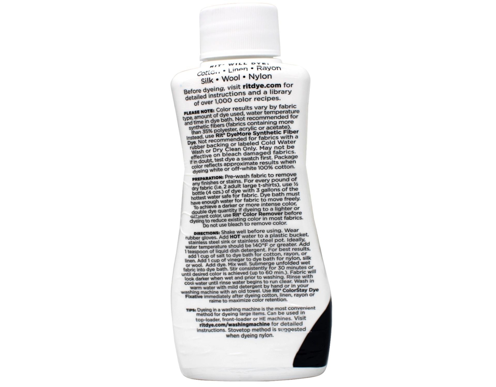 Rit All-Purpose Liquid Dye, 8 Ounce, Black - 6 Pack